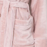 Eve bathrobe dusty pink front