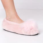 Eve slippers dusty pink